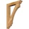 Ekena Millwork Imperial Traditional Rough Sawn Bracket w/ Offset Brace, Western Red Cedar, 6"W x 30"D x 42"H BKT0604X30X42IMP01RWR - alternate 1